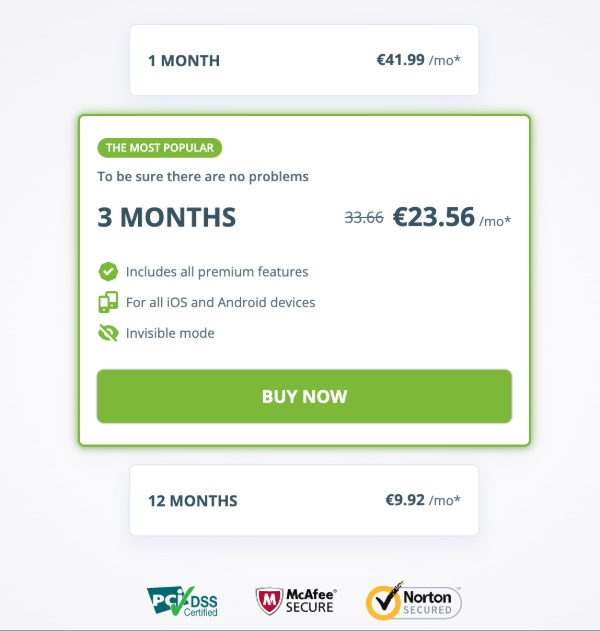 mSpy price